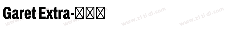 Garet Extra字体转换